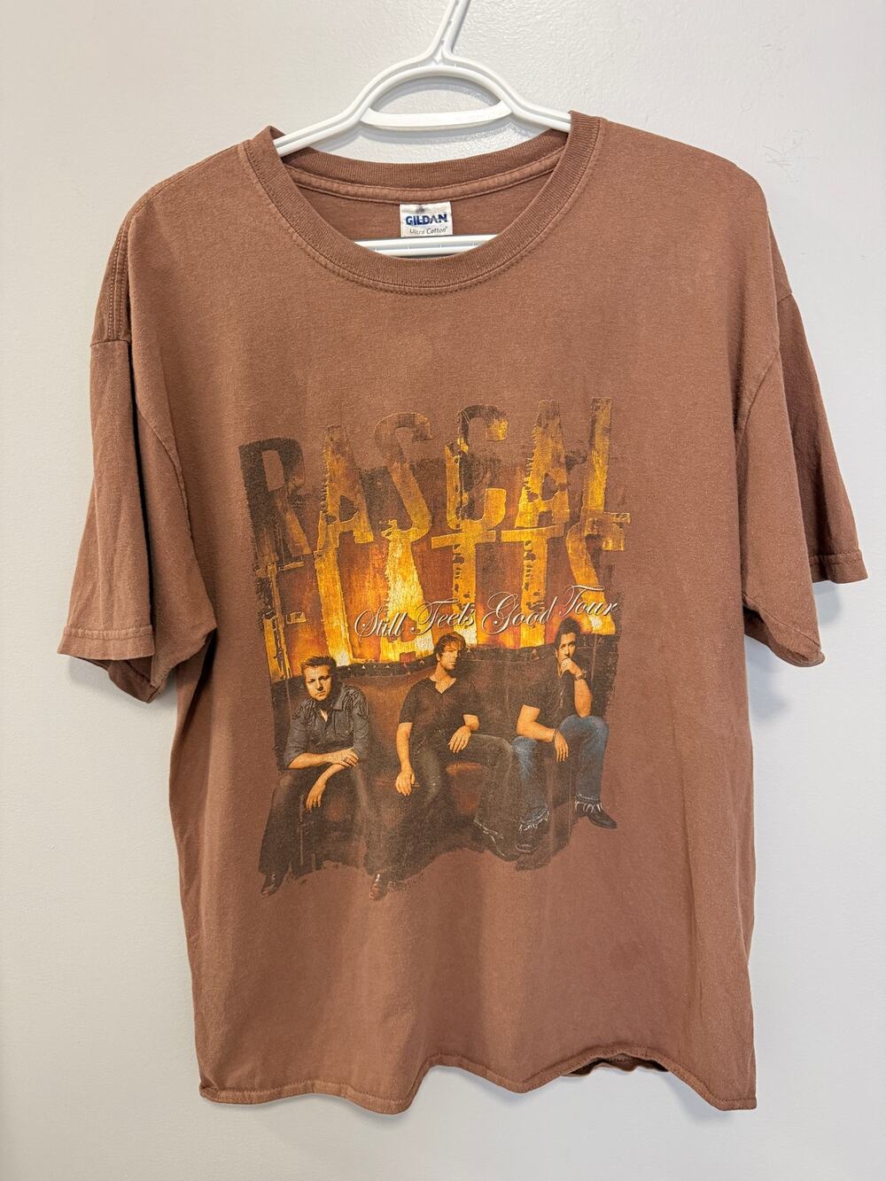 2007 Rascal Flatts Still Feels Good Geniune Tour T Shirt In Size Large